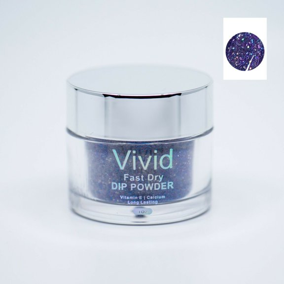 Vivid Nails Dip Powder Colors, 1oz (Night Sky #185)