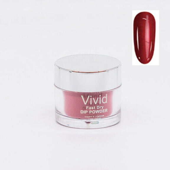 Vivid Nails Dip Powder Colors, 1oz (Red Pill #67)