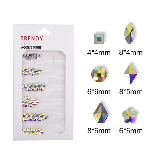 Vivid Nails Nail Art Rhinestones Assorted (V5)