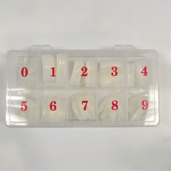 Vivid Nails Nail Tips Set - 250 pcs (Natural)