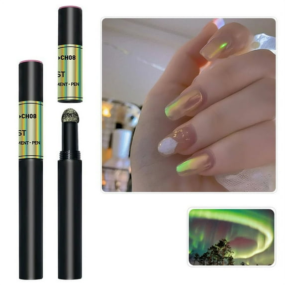 Vivid Nails Shiny Chrome Powder Nail Art Magic Nail Pen (CH08)