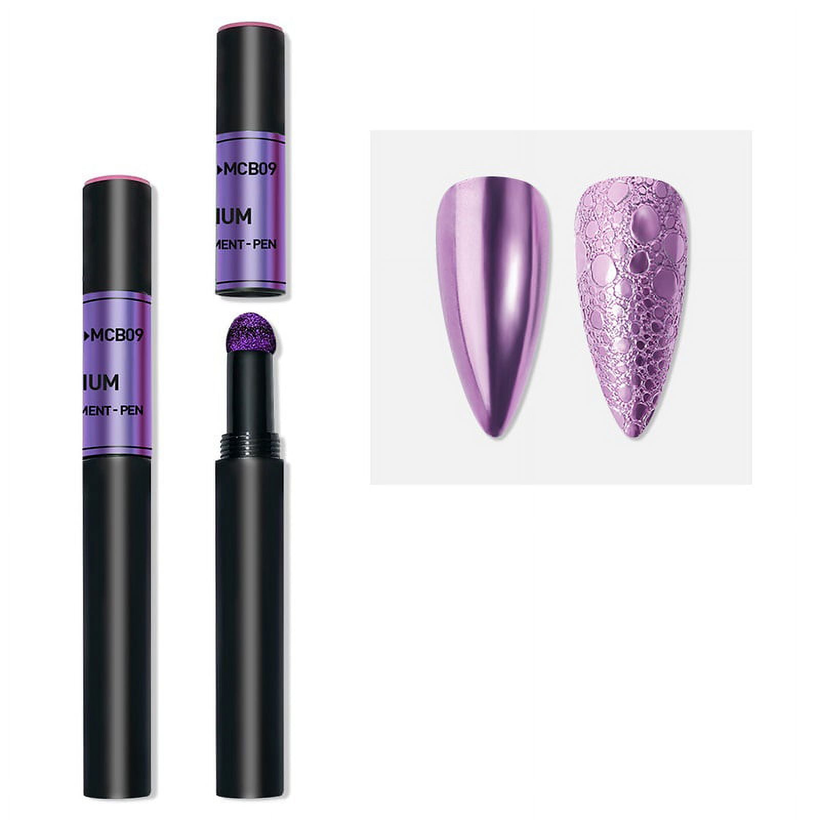 Vivid Nails Shiny Chrome Powder Nail Art Magic Nail Pen (MCB09