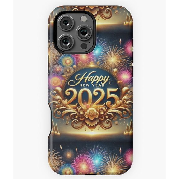Vivid New Year 2026 Display Party X1607 Phone Case Compatible with iPhone 17 16 15 14 13 12 11 Pro Max – Premium Protection