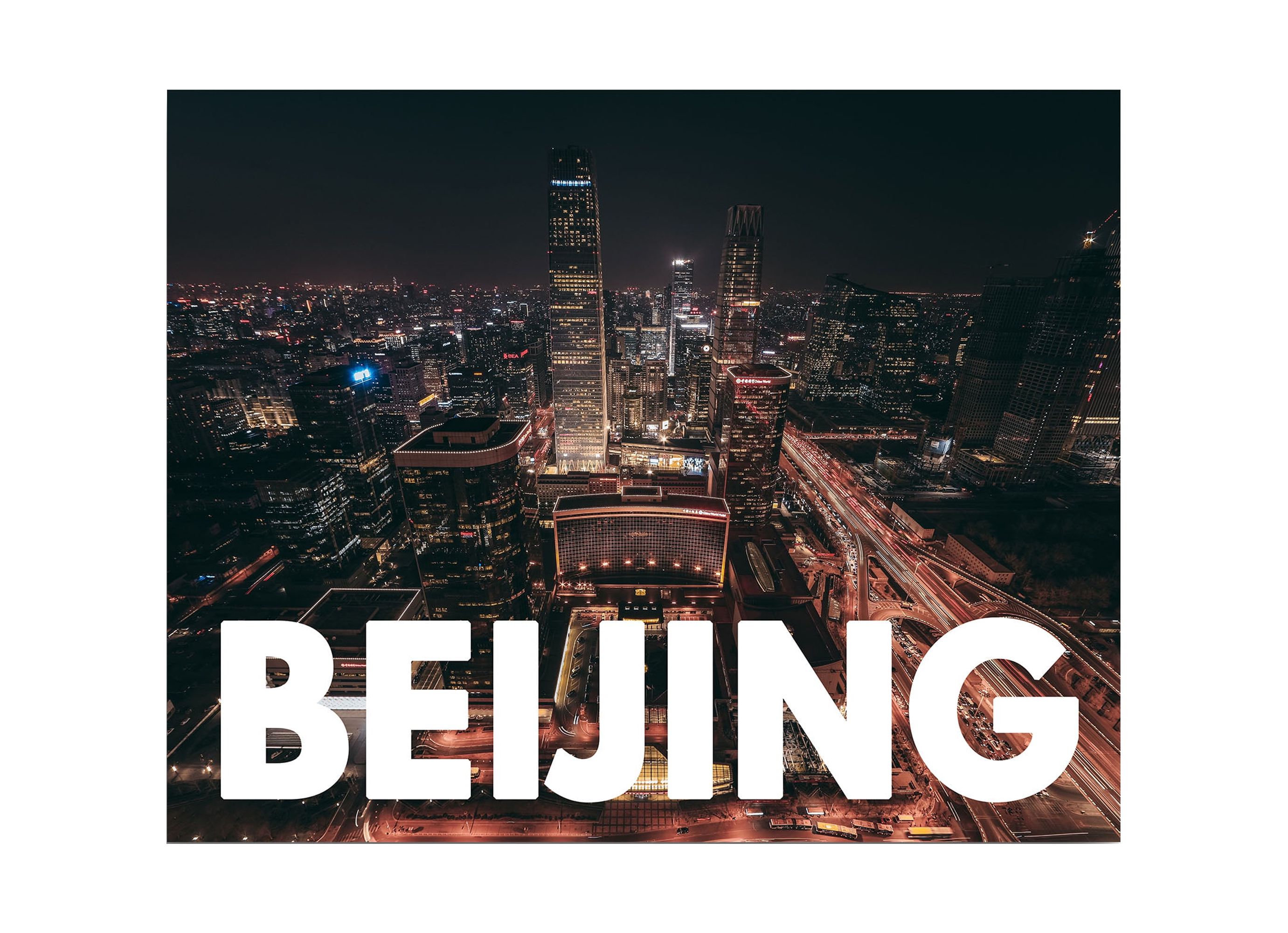 Vivid Pixel Beijing Canvas Wall Decor, Wall Art, Office Decor 24x36in ...