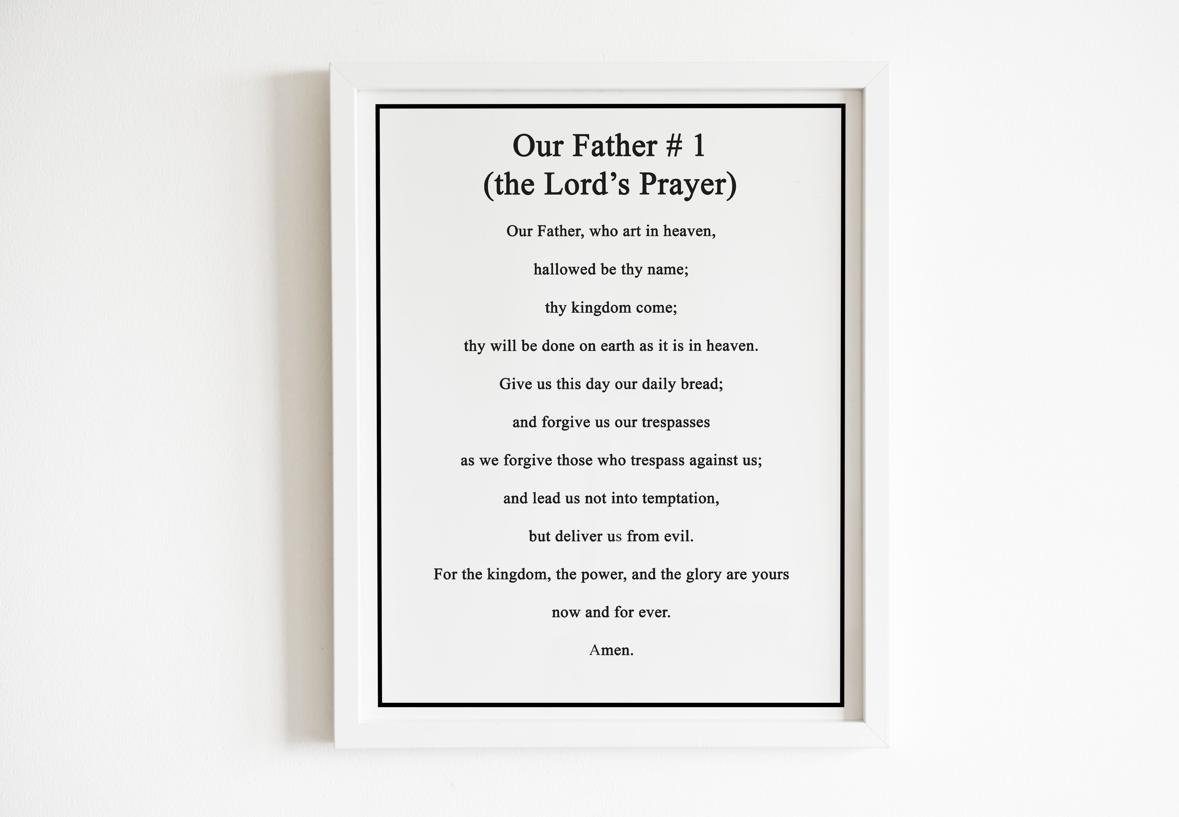 Vivid Pixel Our Father 1 – Art Prints, Wall Decor, and Wall Art 05x07in ...