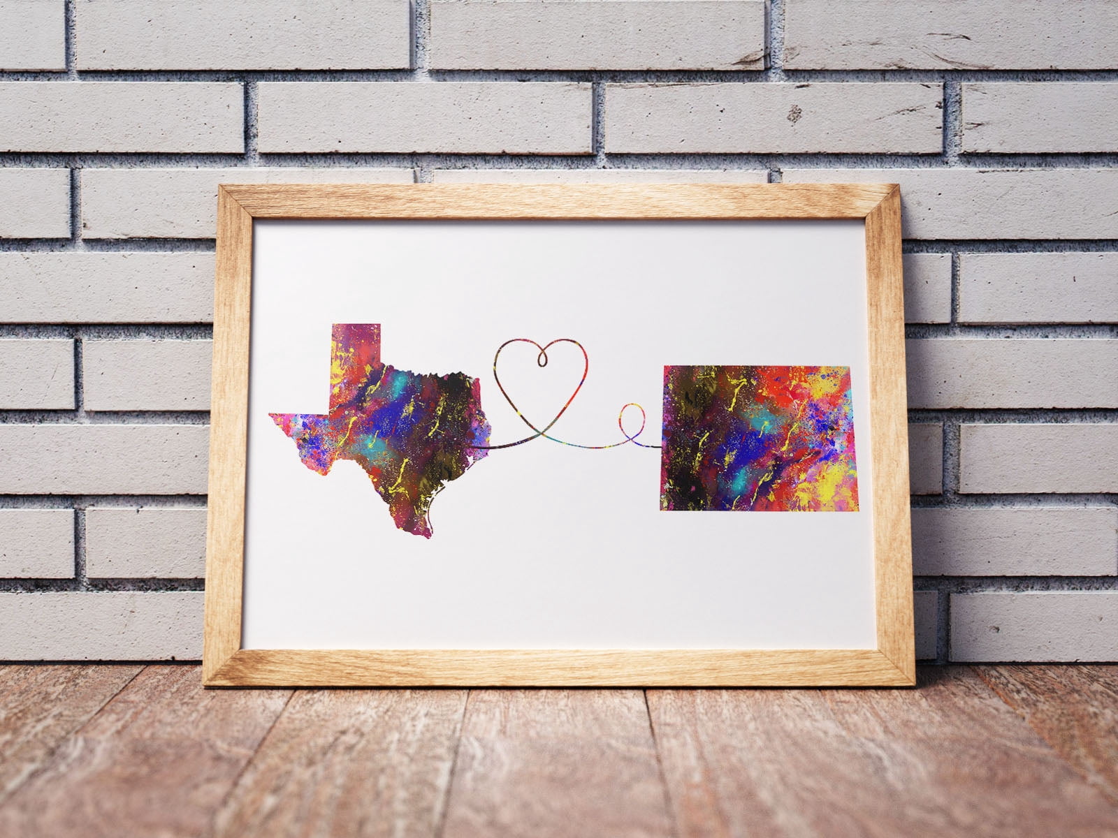 Vivid Pixel Texas Colorad – Art Prints, Wall Decor, and Wall Art ...