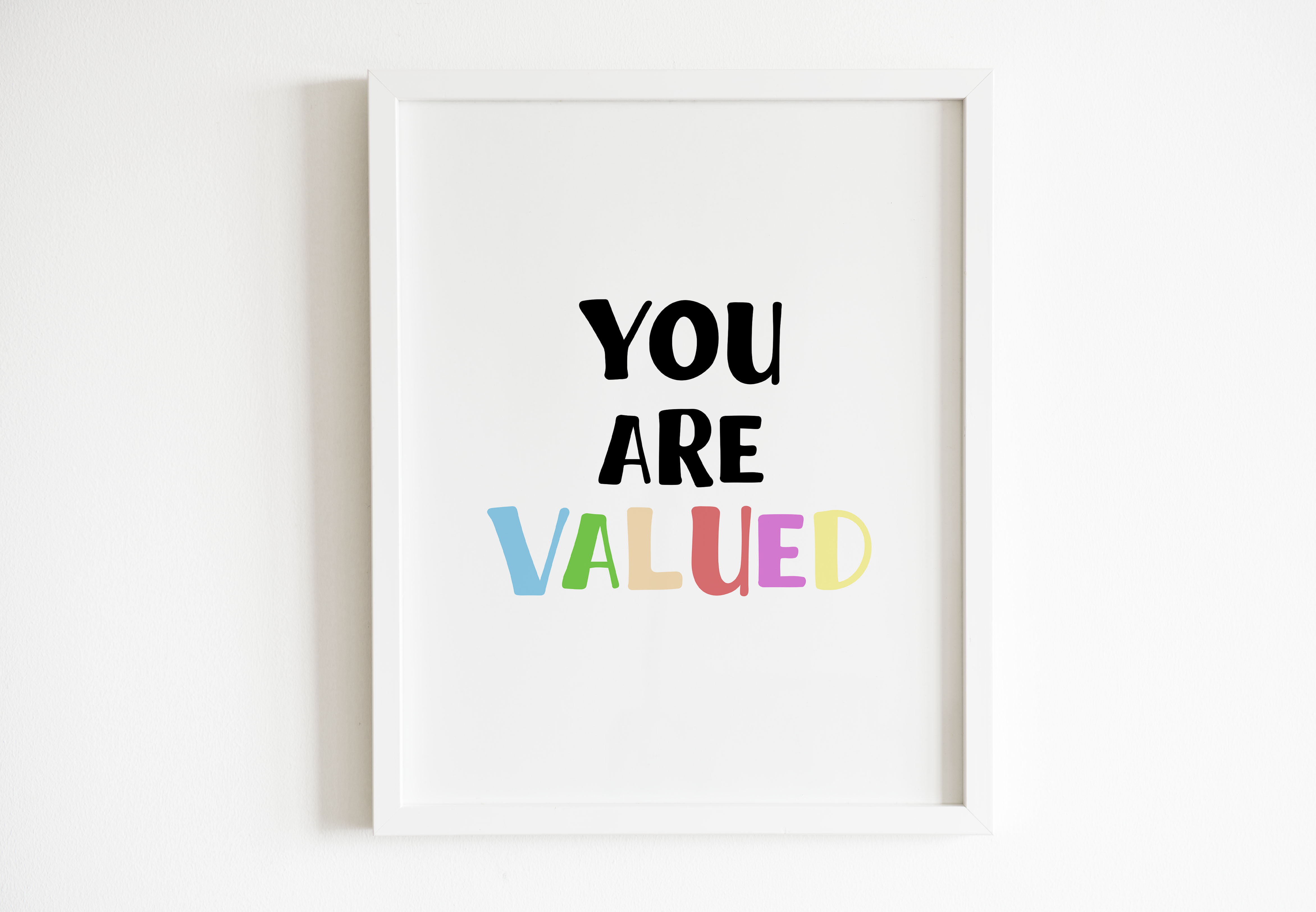 Vivid Pixel You Are Value Art Prints, Wall Decor, and Wall Art