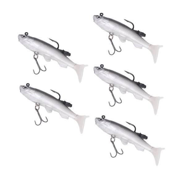 Vivid Soft Body Swimbaits, Ideal For Anglers, Attracts Fish With <span Style="background:red"></span> Movement