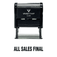 thumbnail image 1 of Vivid Stamp All Sales Final Rubber Stamp (Black Ink) - Medium, 1 of 1