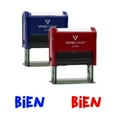 thumbnail image 1 of Vivid Stamp Bien Spanish School Self-Inking Rubber Stamps (Blue - Red Ink) - Q-200, 1 of 3