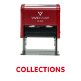 thumbnail image 1 of Vivid Stamp COLLECTIONS Self Inking Rubber Stamp (Red Ink) - Large, 1 of 1