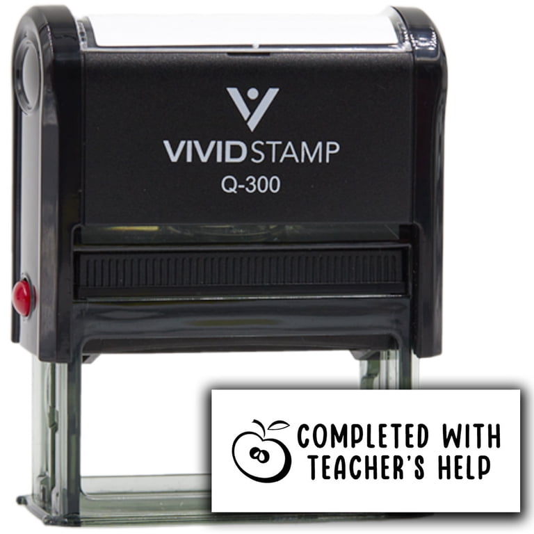 Donald Trump Lives Here Self-Inking Stamp – Red Ink Rubber Stamp For Mail, Labels, Gags