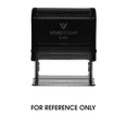 thumbnail image 1 of Vivid Stamp For Reference Only Self Inking Rubber Stamp (Black Ink) - X-Large, 1 of 1