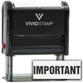thumbnail image 1 of Vivid Stamp IMPORTANT Self Inking Rubber Stamp (Black Ink) - X-Large, 1 of 4