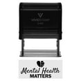 thumbnail image 1 of Vivid Stamp Mental Health Matters Medical Self-Inking Rubber Stamps (Black Ink) - Q-400, 1 of 4