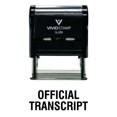 thumbnail image 1 of Vivid Stamp Official Transcript Self Inking Rubber Stamp (Black Ink) - Medium, 1 of 2