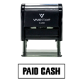 thumbnail image 1 of Vivid Stamp Paid Cash Self-Inking Office Rubber Stamp (Black) - Medium, 1 of 1