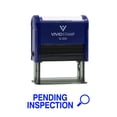 thumbnail image 1 of Vivid Stamp Pending Inspection Business Self-Inking Rubber Stamps (Blue Ink) - Q-400, 1 of 4