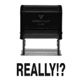 thumbnail image 1 of Vivid Stamp Really!? Rubber Stamp (Black Ink) - Large, 1 of 1