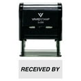 thumbnail image 1 of Vivid Stamp Received By Self-Inking Office Rubber Stamp (Black) - Medium, 1 of 1