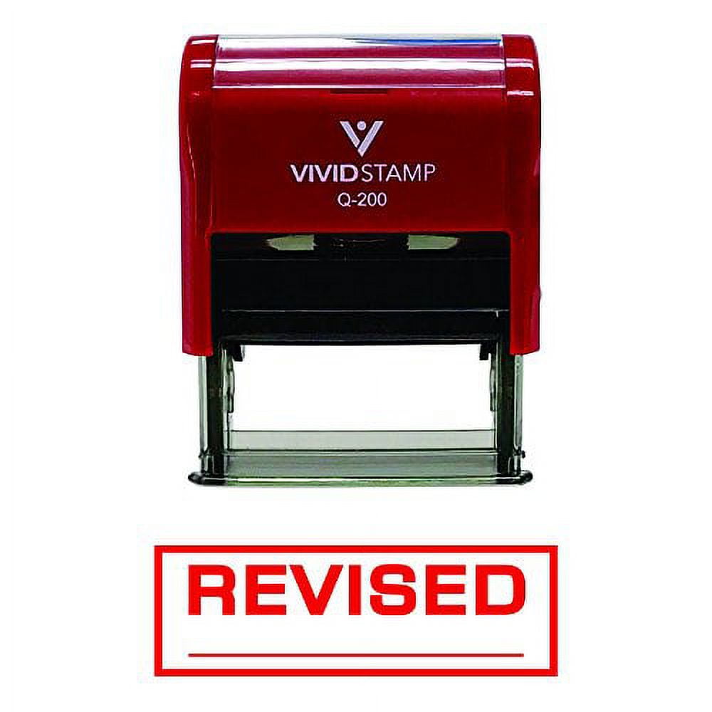 Universal Message Stamp Copy Pre Inked One Color Red