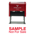 thumbnail image 1 of Vivid Stamp Sample Not For Sale Self Inking Rubber Stamp (Red Ink) - Large, 1 of 1