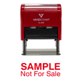 thumbnail image 1 of Vivid Stamp Sample Not For Sale Self Inking Rubber Stamp (Red Ink) - Medium, 1 of 1