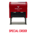 thumbnail image 1 of Vivid Stamp Special Order Self Inking Rubber Stamp (Red Ink) - Medium, 1 of 1