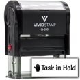 thumbnail image 1 of Vivid Stamp Task in Hold Self-Inking Rubber Stamps Teachers And Schools | Motivational Stamps For Children | Re-inkable Ink Pad (Black Ink) - Q-200, 1 of 7
