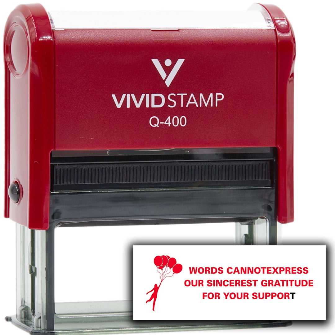 Vivid Stamp Words cannot express our sincerest gratitude for your ...