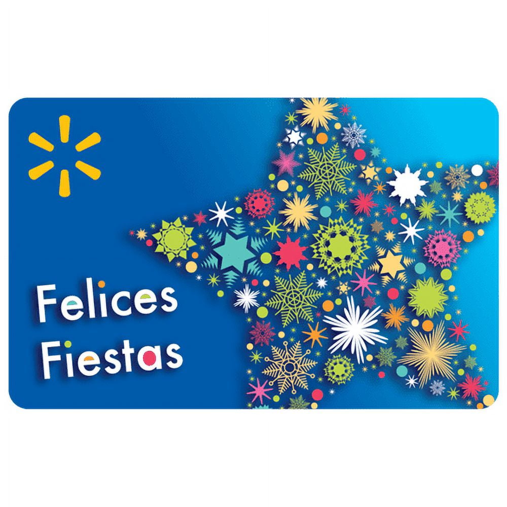 Vivid Star Felices Fiestas Walmart Gift Card