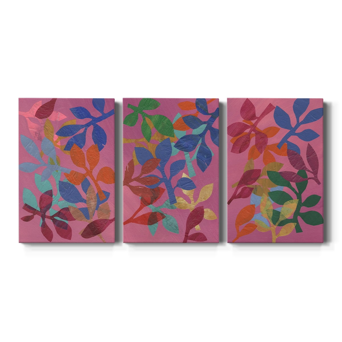 Vivid Stems I Premium Gallery Wrapped Canvas - Ready to Hang - 8 x 12 Each