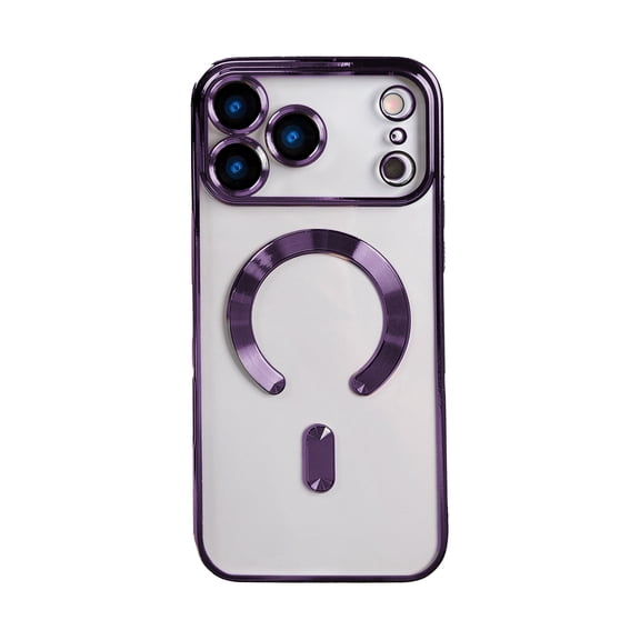 Vivid Transparent Case with MagSafe for iPhone 17 Pro Max - Purple
