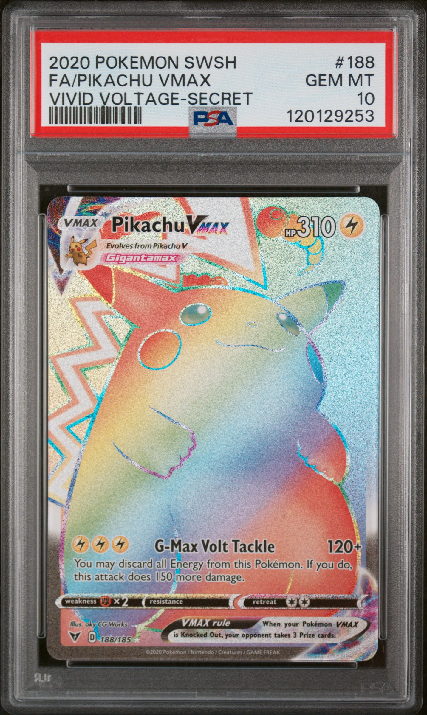 Rainbow Gmax Pikachu