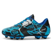VividVelocity Unisex Youth Baseball/Softball Cleats - Rubber Molded AG/TF Kids Sports Shoes | Lightweight Design & Easy-On Fit for Boys & Girls (Big Kids Sizes)