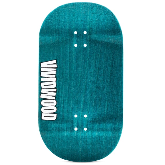 VividWood Fingerboard Pancake Deck - Less is More HC Boxy - 52mm Wide