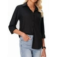 thumbnail image 1 of Vividaire Women's Shirts Casual Button Down Long Sleeve Wrinkle Free Blouse, 1 of 11