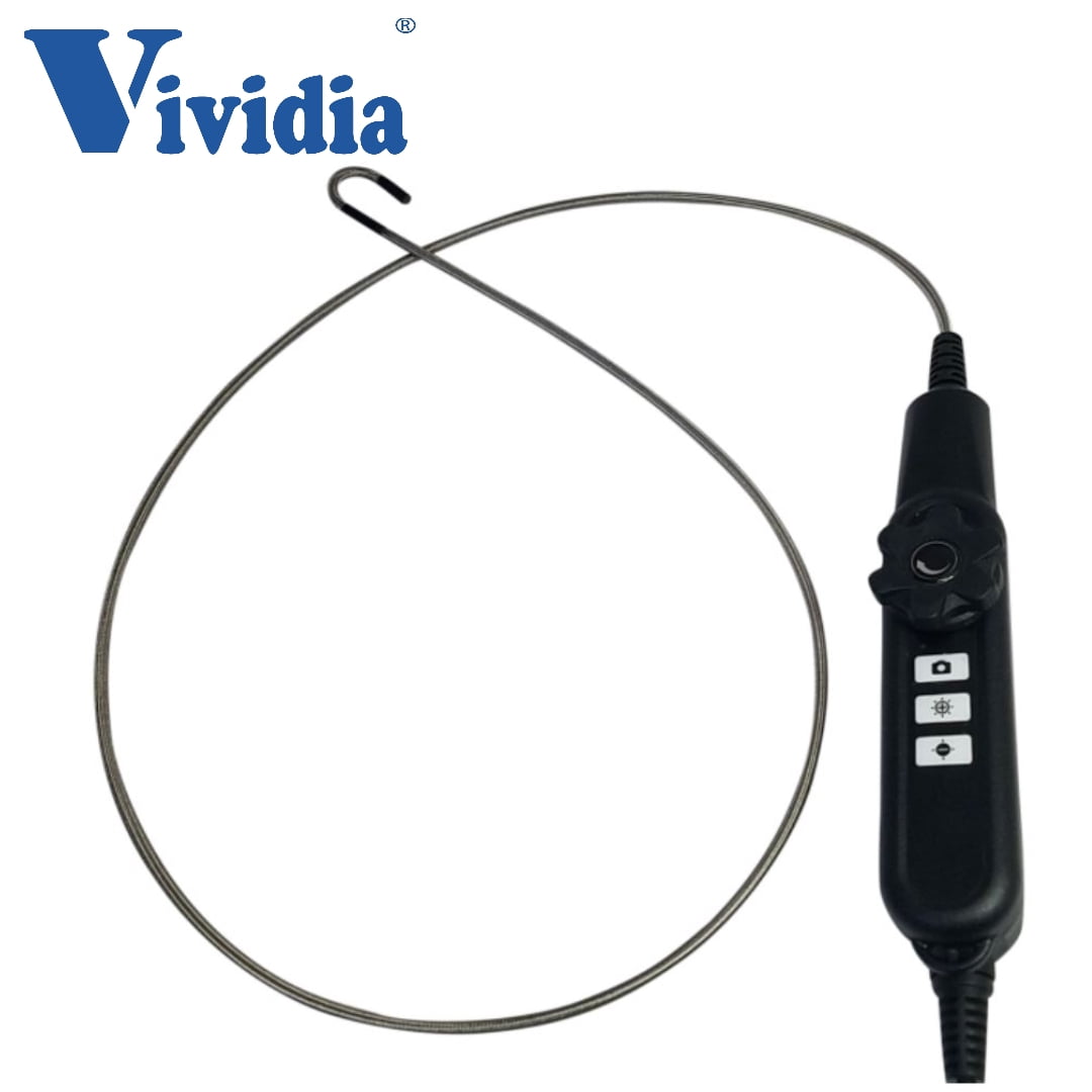 Vividia D3145 USB Digital 180 Degree One-Way Articulating Borescope with 4.5mm Diameter 1m Long Camera Probe
