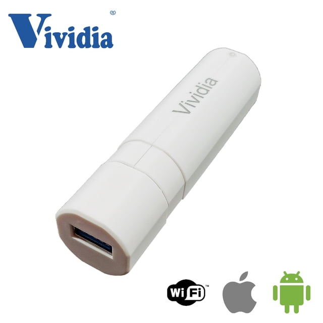 Vividia W02 WiFi AirBox USB to WiFi Converter for iOS with Rechargeable ...