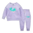thumbnail image 1 of Vividxx Baby Toddler Boys Fall Winter Outfits Sets Dinosaur Print Zipper Hoodie Tops Sweatsuit Pants Sets Tracksuits Sweatshirt Trousers Sets Relaxed Fit Dailywear, 1 of 2