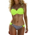 thumbnail image 1 of Vividxx Bikini Set For Women High Waisted Bikini Push Up Two Piece Swimsuits Swimsuit Retro Ruched High Waist Print Bikini Set Summer Comfortable Vacation 2026 Beach Wear, 1 of 7