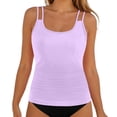thumbnail image 1 of Vividxx Bikini Tops For Women Swimwear High Waisted Tankini Top Plus Size Swimsuits Summer Comfortable Vacation Beachwear, 1 of 6