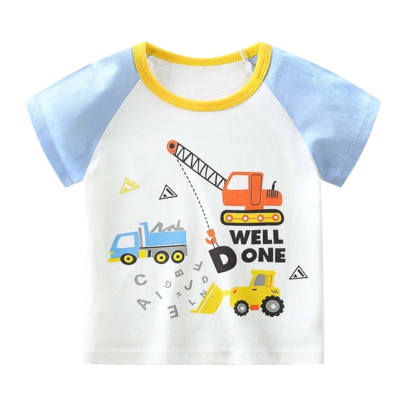 Vividxx Boys Casual Short Sleeve T-Shirt Round Neck Comfortable Tops For Newborn Kids Baby Boys Everyday Wear Infants Solid Color Classic Dailywear