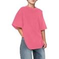 thumbnail image 1 of Vividxx Boys Casual T-Shirt Tees Short Sleeve Crew Neck Washed Vintage Style Tops For Kids Everyday Wear School Outdoor Activities Solid Color Toddler Cute Dailywear, 1 of 9