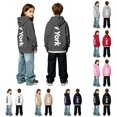 thumbnail image 1 of Vividxx Boys Hoodies Back Letter Print Pullover Hoodie Long Sleeve Hooded Sweatshirt Casual Soft Top For Kids For Fall Winter Clothes 2-3 Years, 1 of 7