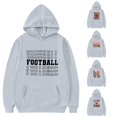 thumbnail image 1 of Vividxx Boys Hoodies Child Toddler Long Sleeve Letter Print Warm Hoodie Pullover Tops Kids Hooded Sweatshirt With Pocket For Fall Winter Clothes 11-12 Years, 1 of 4