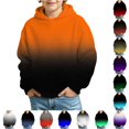 thumbnail image 1 of Vividxx Boys Hoodies Kids Gradient Pullover Long Sleeve Hooded Sweatshirt Loose Fit Casual Outdoor Jacket Fall Clothes 11-12 Years, 1 of 4