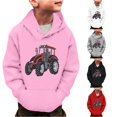 thumbnail image 1 of Vividxx Boys Hoodies Little Boys Long Sleeve Hooded Sweatshirts With Pocket Toddler Kids Winter Warm Pullover Tops For Fall Winter Daily Wear 11-12 Years, 1 of 5