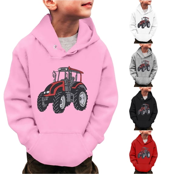 Vividxx Boys Hoodies Little Boys Long Sleeve Hooded Sweatshirts With Pocket Toddler Kids Winter Warm Pullover Tops For Fall Winter Daily Wear 11-12 Years
