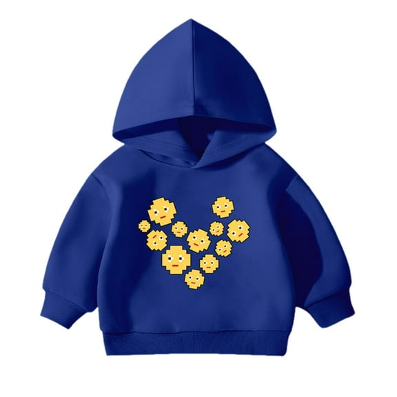 Vividxx Boys Hoodies And Sweatshirts For Daily Wear And School – Cartoon Print Pullover Sweatshirt Long Sleeve Design For Ages 1-6 For Fall And Winter Activities Newborn O-Neck Boho Dailywear